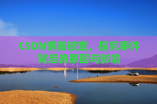 CSDN博客被查，探究事件背后的原因与影响